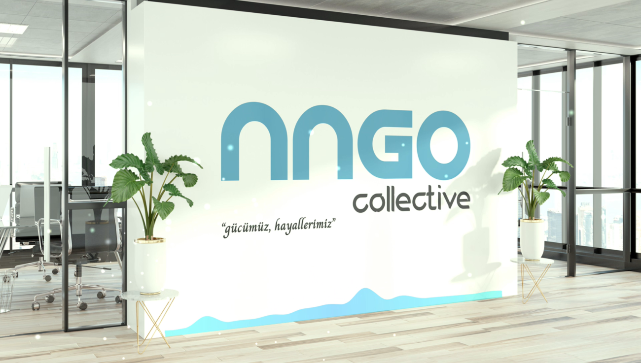 NNGO Collective Logo Mockup - Audio Spectrum